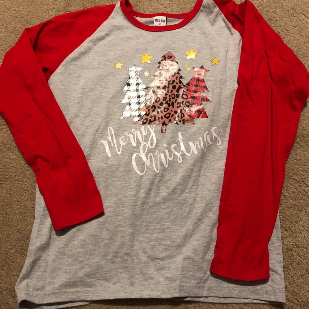 Baseball Christmas tee